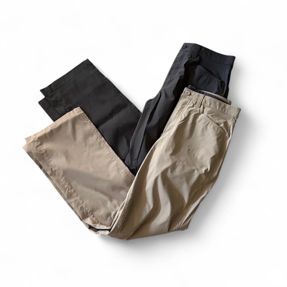 Eddie Bauer Men's Chinos in Gray and Tan